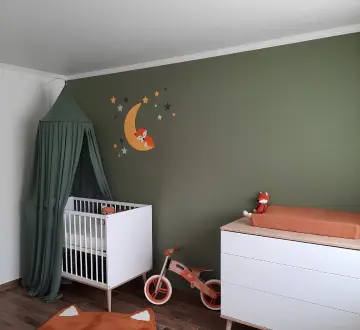 Groene babykamer inspiratie